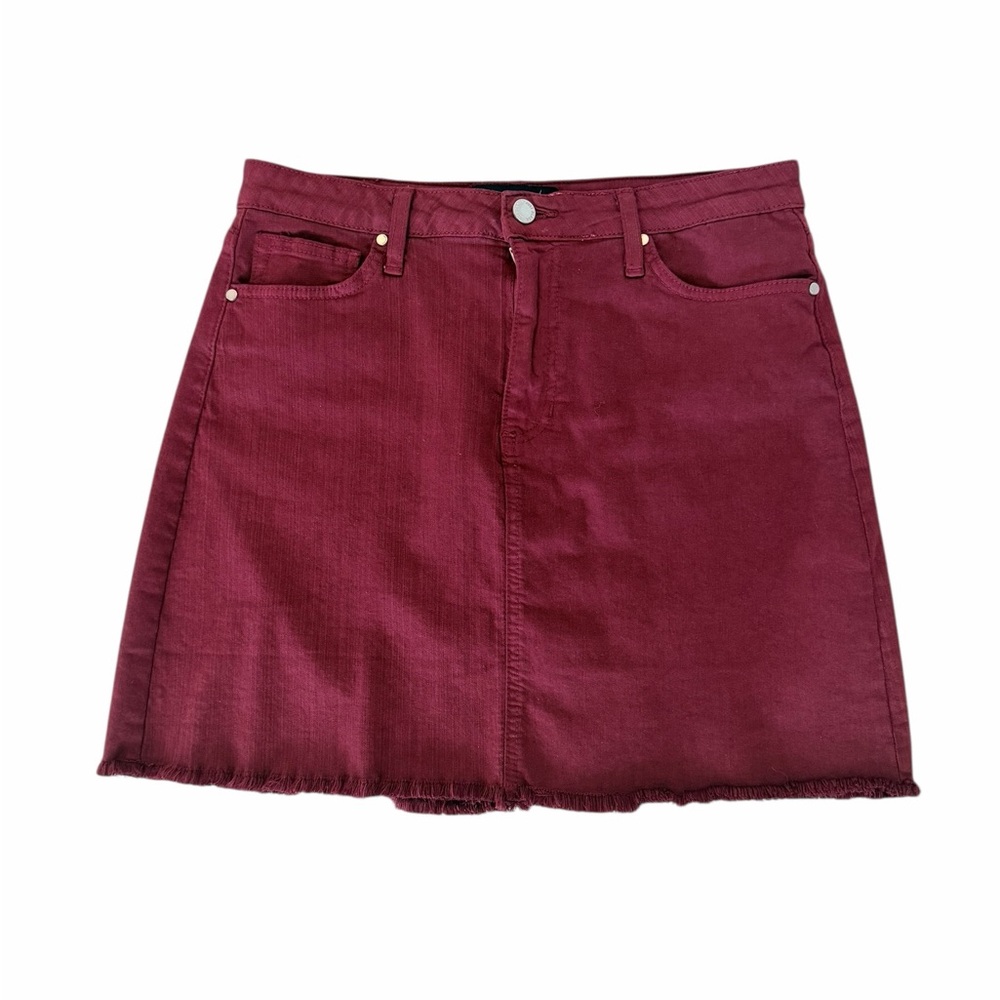 Just Black Burgundy Mini Skirt - Picture 3 of 7
